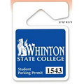 Rear View Mirror Parking Tag (2.5" x 3.5")